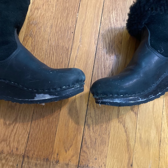 No 6 sherling lined clog boots - Picture 3 of 7